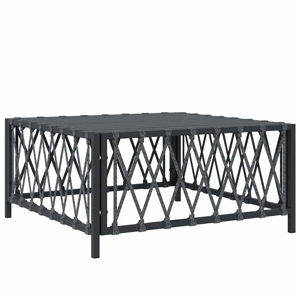 Anthracite Garden Table 70x70x34 cm