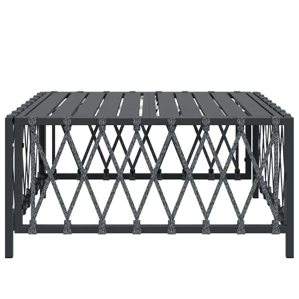 Anthracite Garden Table 70x70x34 cm