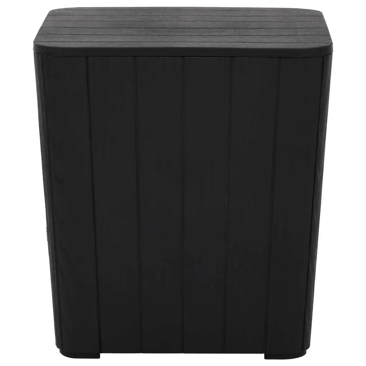 Garden Storage Table Removable Lid Black