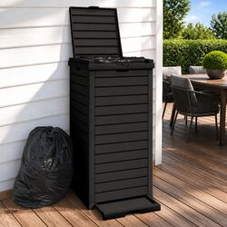 Your Outdoor Garbage Bin Solution 118L in Black