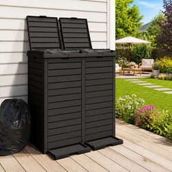 Your Friendly Outdoor Garbage Bin for Easy Waste Disposal