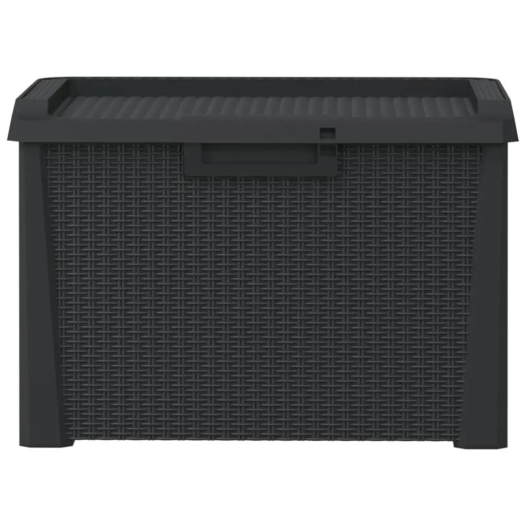 Outdoor Storage Box Rattan Look 125L Weather Resistant
