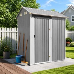 Your New Garden Shed: Grey 192x152.5x237cm for Outdoor Needs