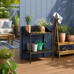 Your Friendly 2 Tier Plant Stand in Anthracite