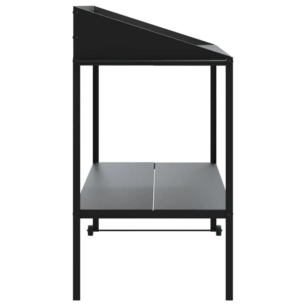 Plant Stand Two Tier Galvanised Steel 100x54.5x100cm