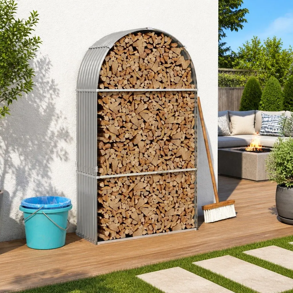 Log Holder for Neat Firewood Storage