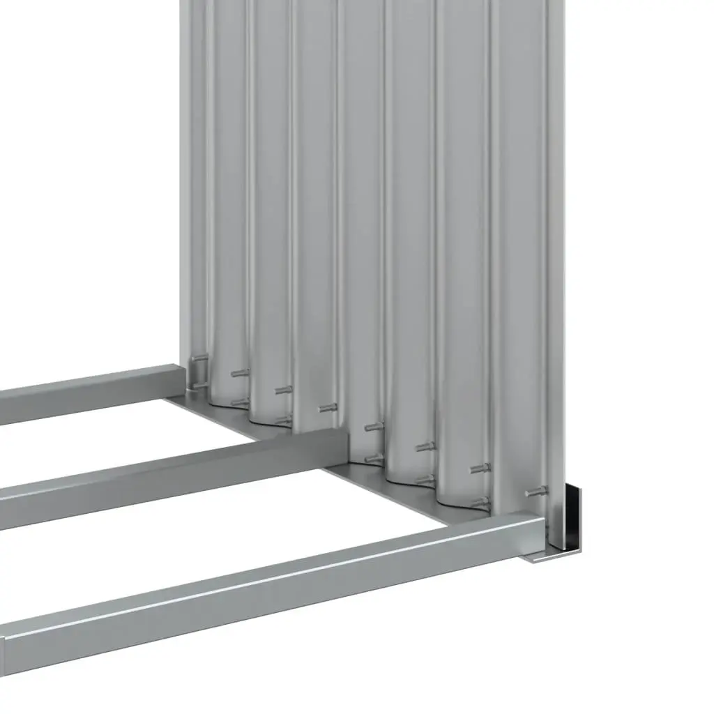 Log Holder Galvanised Steel Anthracite Indoor Outdoor 120 x 45 x 100 cm