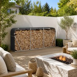 Your Friendly Log Holder for Easy Firewood Storage