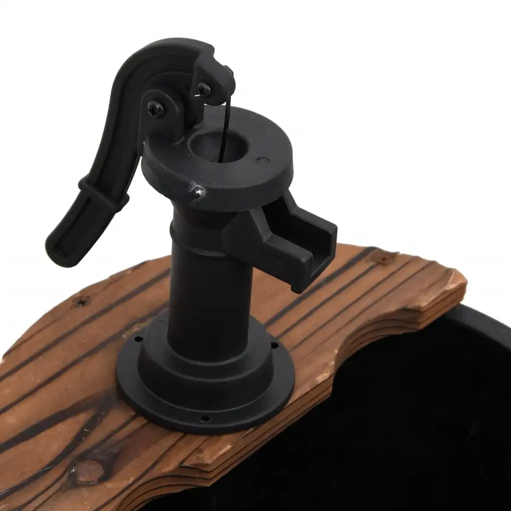 Wooden Water Fountain with Electric Pump Adjustable Flow 60 x 60 x 94 cm