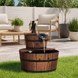 Create a Relaxing Space with Our Wooden Water Fountain