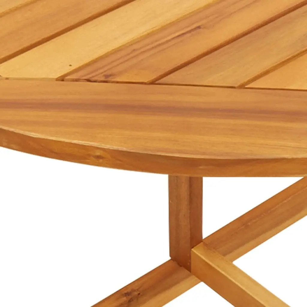 Folding Balcony Table Brown Solid Acacia Wood 90x60x72cm Outdoor Garden Patio Furniture