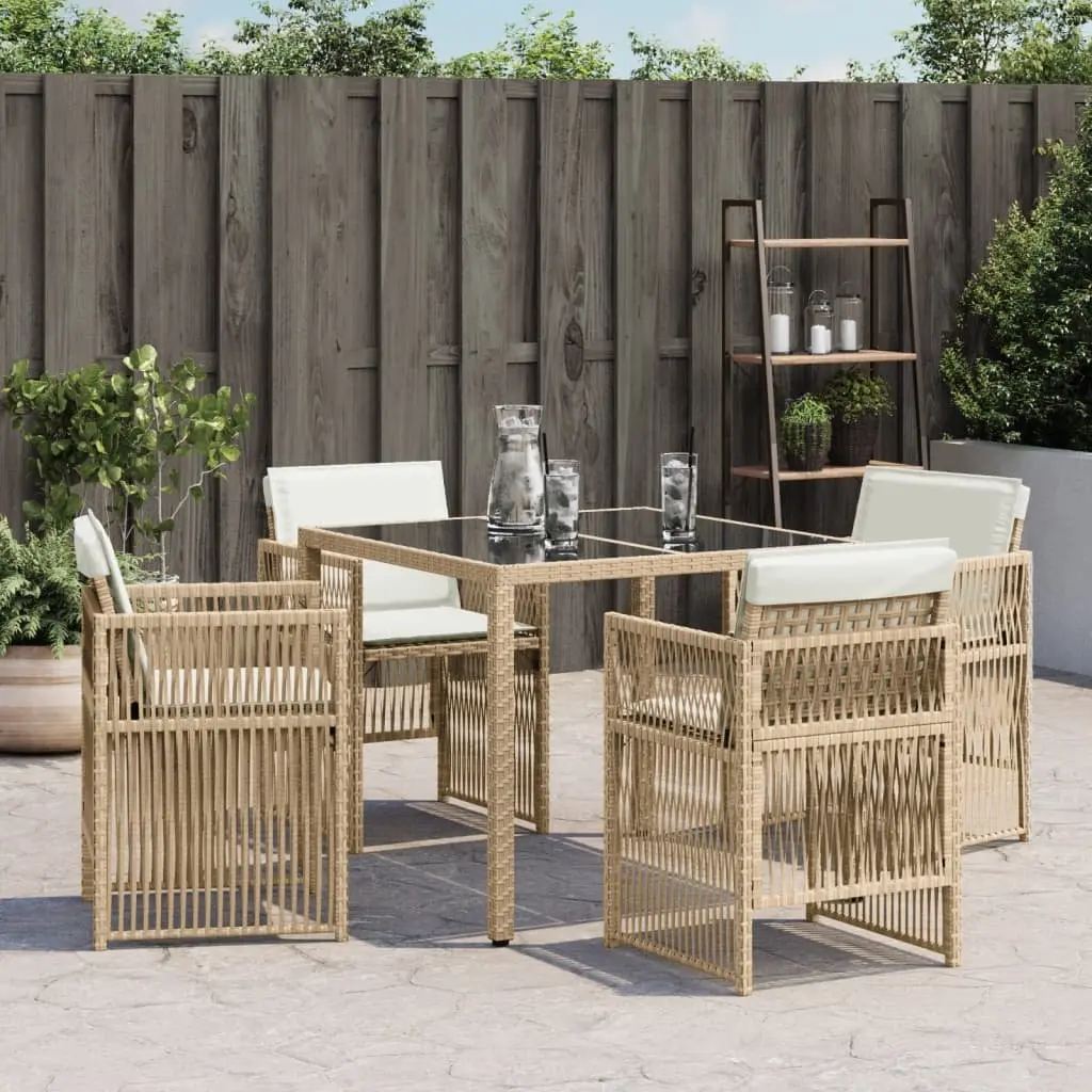 4 pcs Outdoor Chairs Set