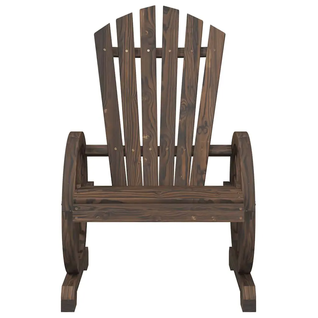 Adirondack Chair Solid Wood Fir Ergonomic Outdoor Garden Lounge Seating