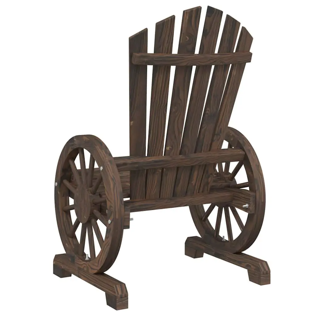 Adirondack Chair Solid Wood Fir Ergonomic Outdoor Garden Lounge Seating