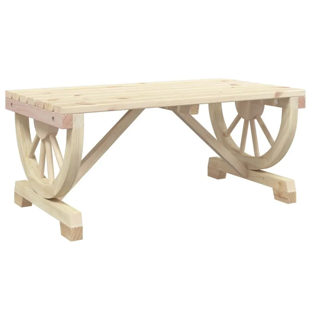 Garden Coffee Table 90x50x40 cm Outdoor Patio Furniture Solid Wood Fir Brown