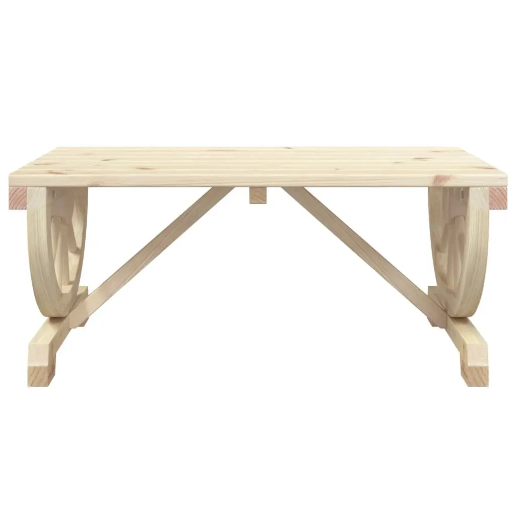 Garden Coffee Table 90x50x40 cm Outdoor Patio Furniture Solid Wood Fir Brown