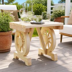 Outdoor Brown Ottoman Footstool for Relaxation
