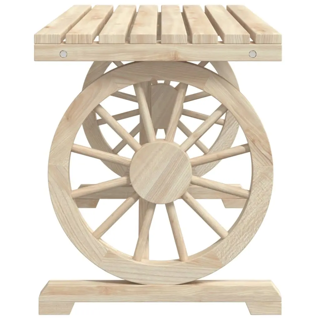 Solid Wood Garden Table 115x55x65cm Fir Outdoor Patio Dining Furniture