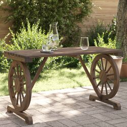 Your Outdoor Dining Solution: Solid Wood Garden Table