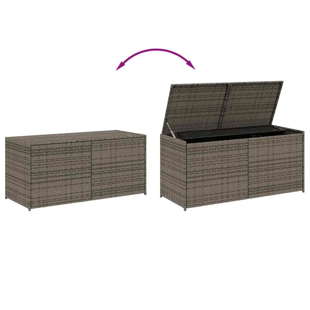 Garden Storage Box in Grey