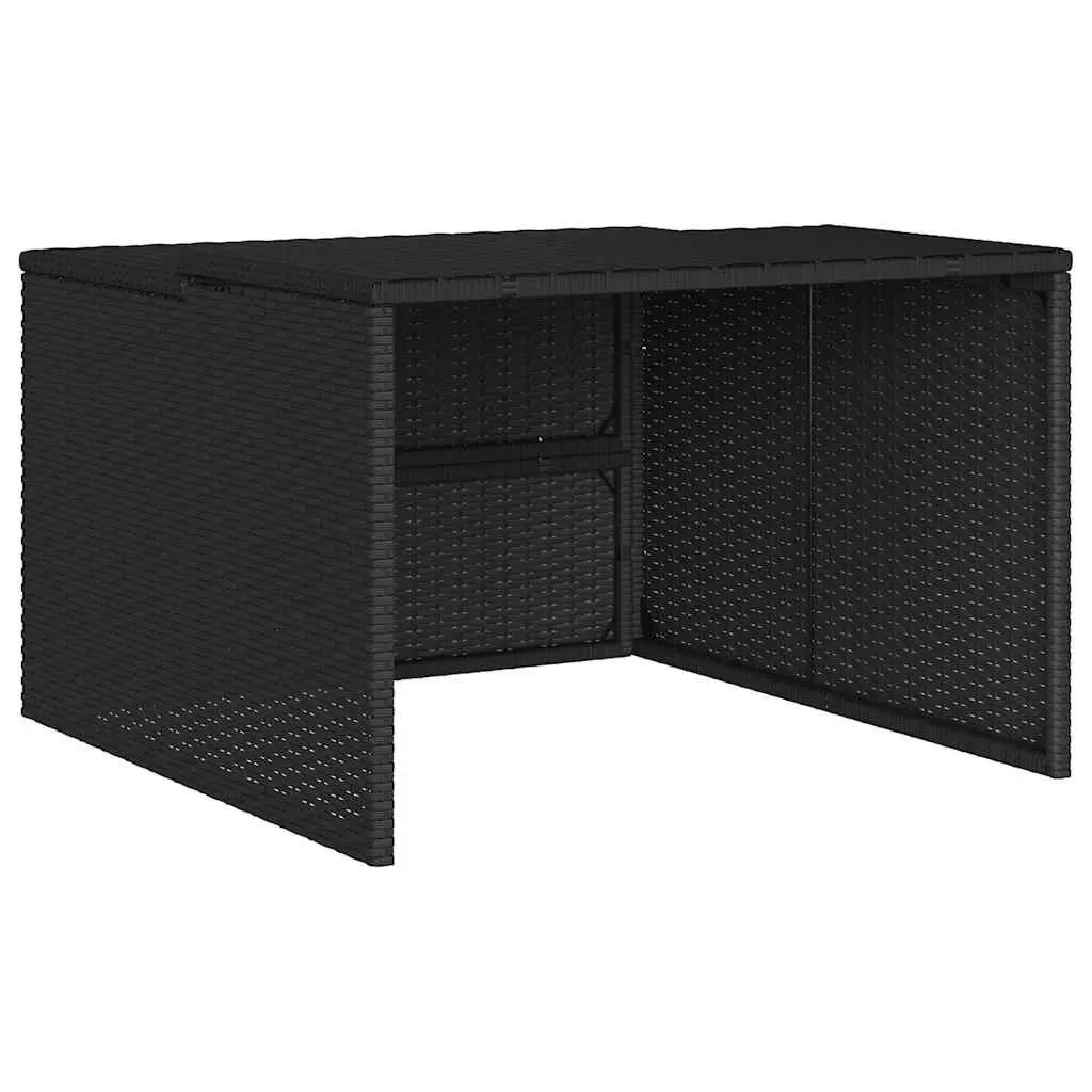 Robot Mower Garage Black Outdoor Storage Shed 86x90x52cm