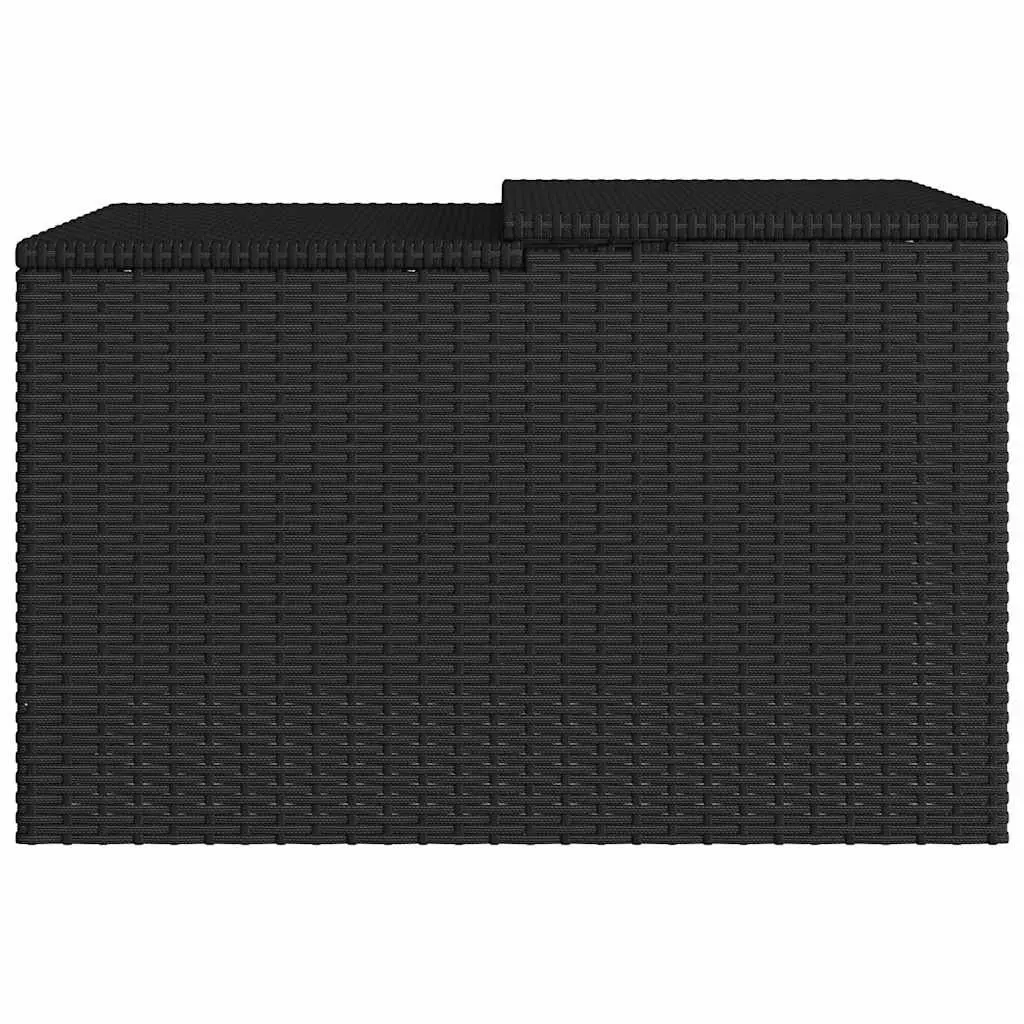 Robot Mower Garage Black Outdoor Storage Shed 86x90x52cm