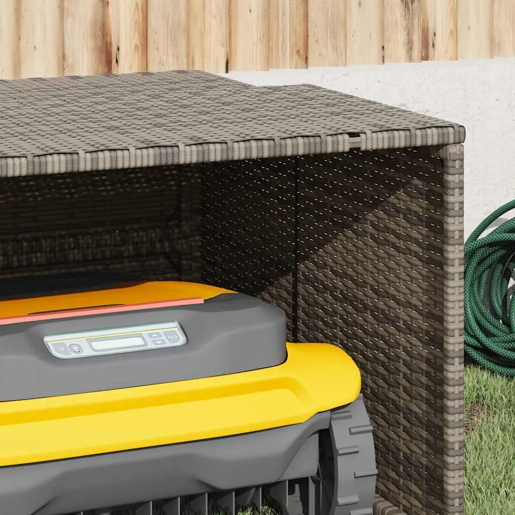 Robot Mower Garage Weather Protection Grey 86 x 90 x 52/57 cm