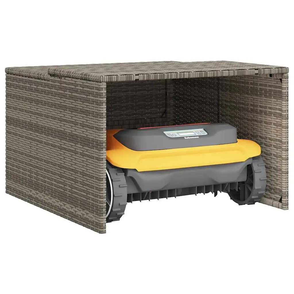 Robot Mower Garage Weather Protection Grey 86 x 90 x 52/57 cm