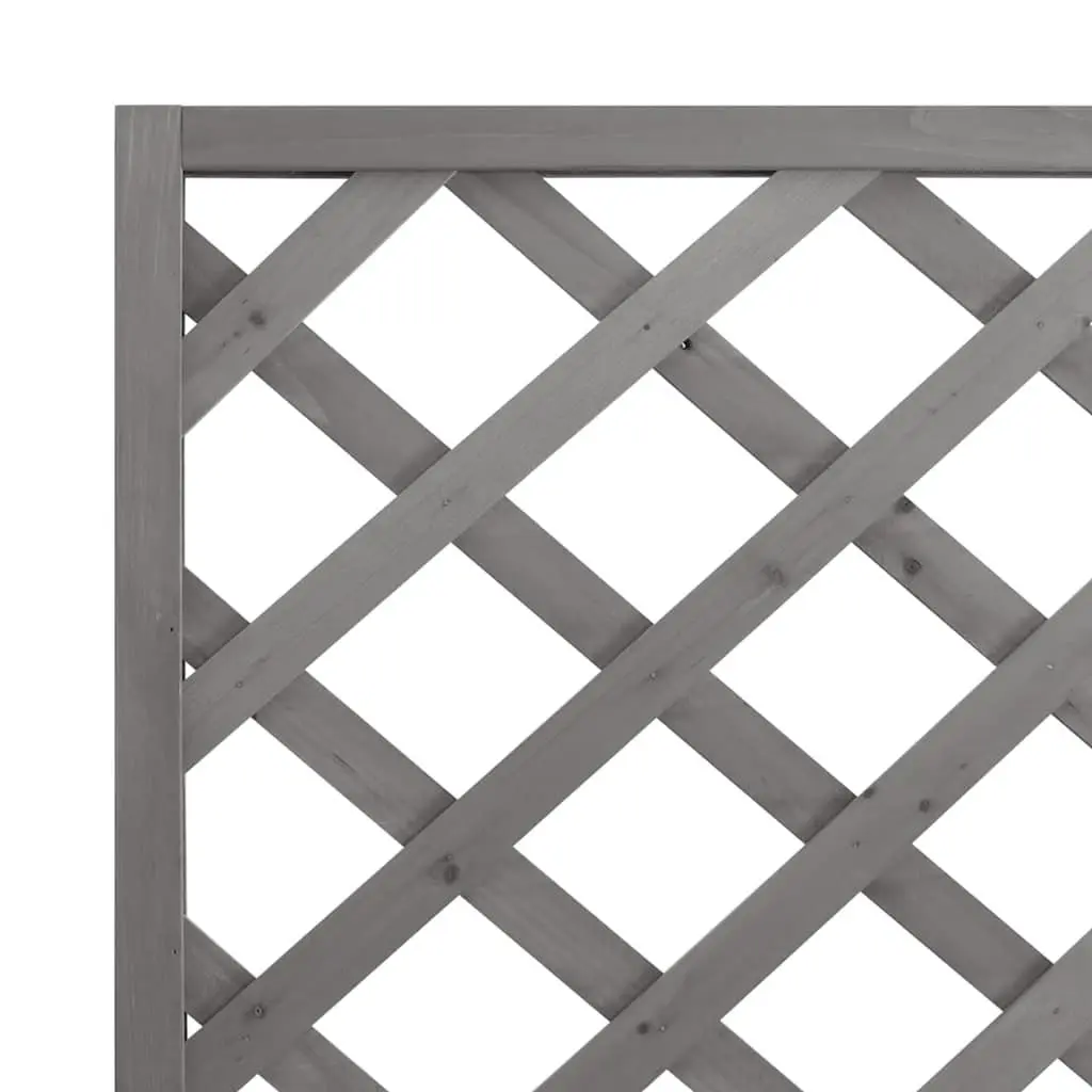Grey Wooden Planter Box