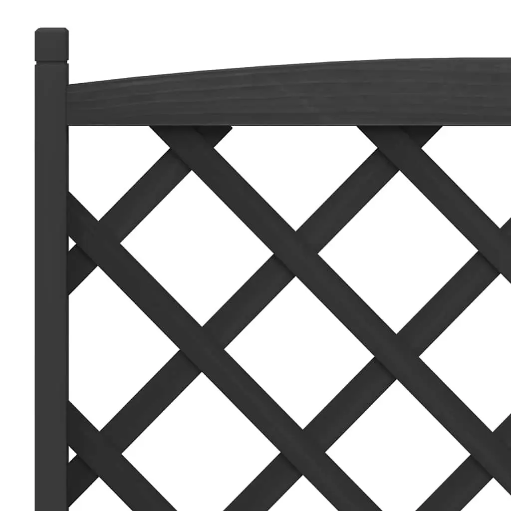 Wooden Planter with Trellis for Climbing Plants