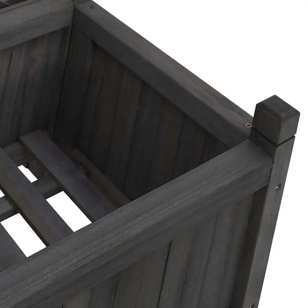 Wooden Planter with Trellis for Climbing Plants