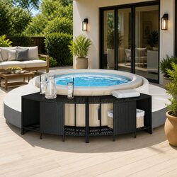 Your New Hot Tub Storage Shelves – 2 Pieces for Outdoor Relaxation