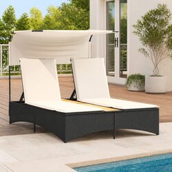 Your Ideal Double Sun Lounger with Canopy for Outdoor Enjoyment