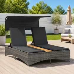 Relax in Your Outdoor Oasis with This Double Sun Lounger