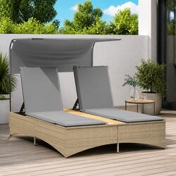 Double Sun Lounger with Canopy: Comfort Meets Style
