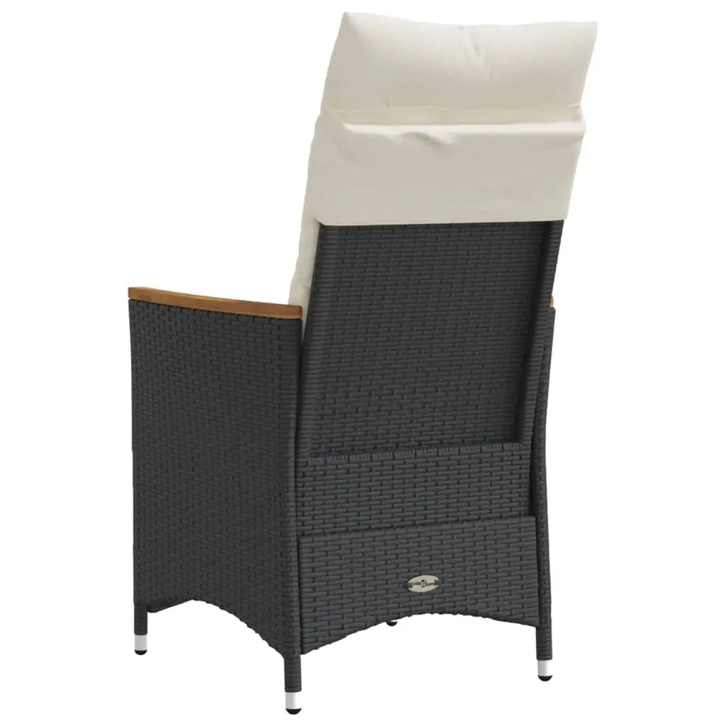 Reclining Garden Chairs Adjustable Backrest 2pcs Outdoor Patio Furniture