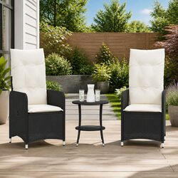 Your Outdoor Oasis: Reclining Chairs and Side Table Set