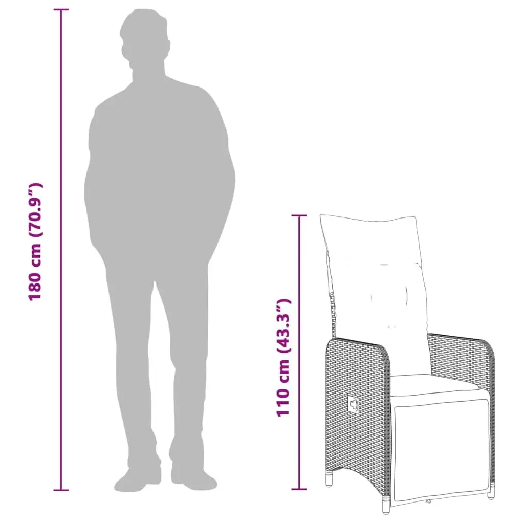 Reclining Chairs and Table