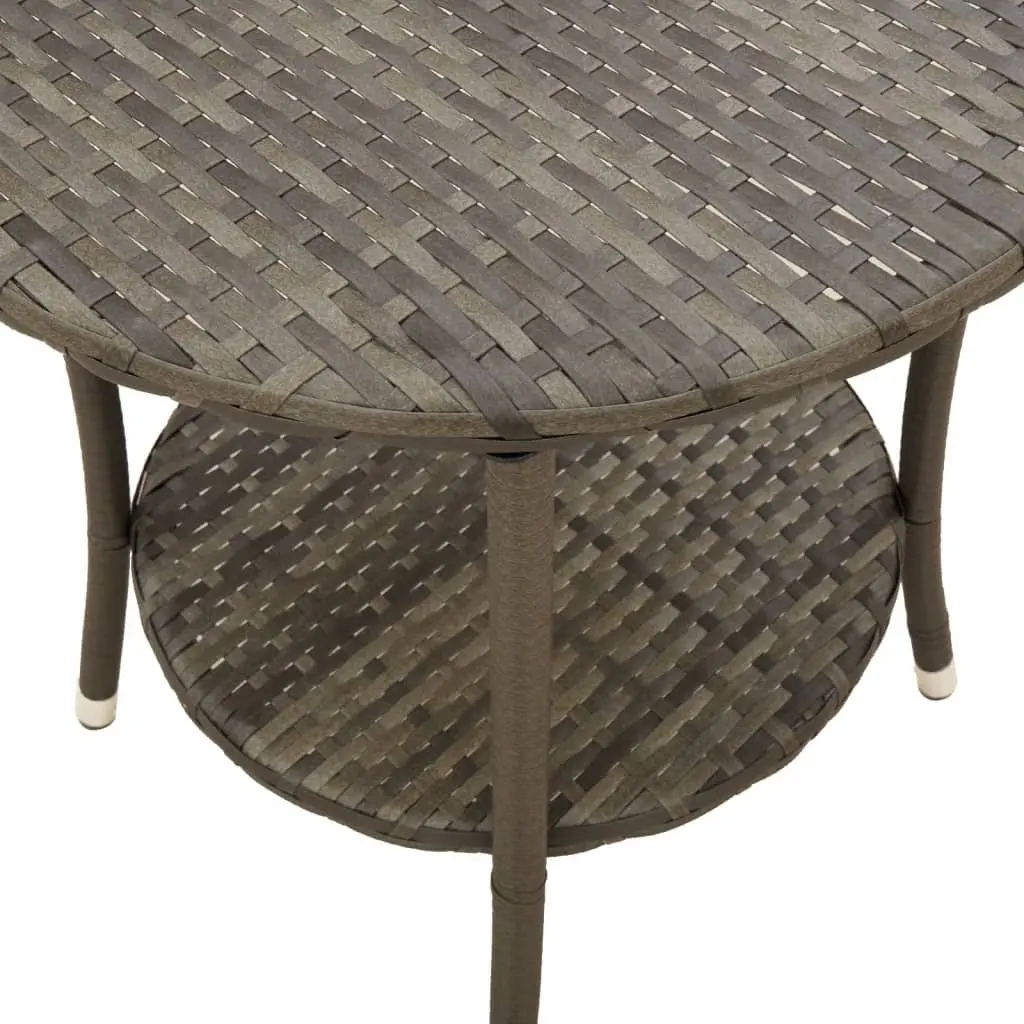 Grey Reclining Garden Chair Set