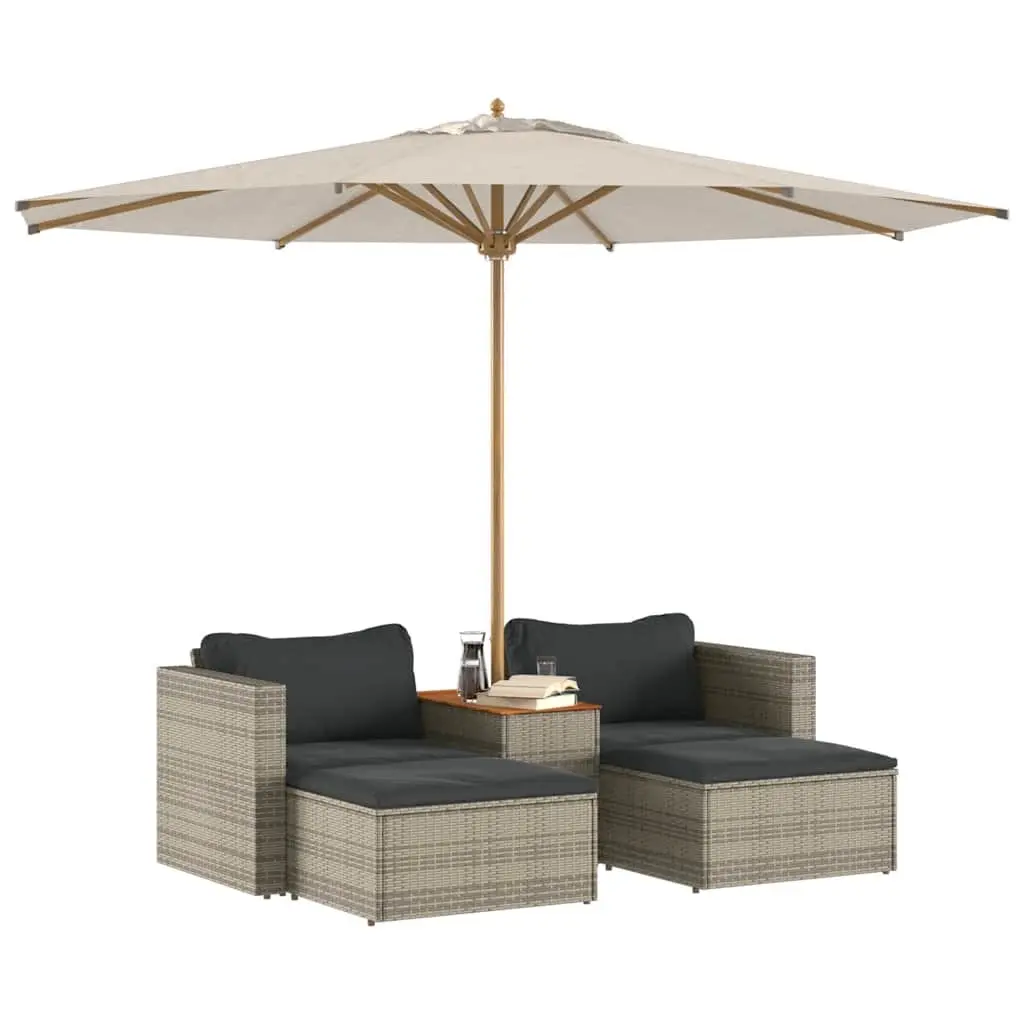 5 Piece Garden Sofa Set for Outdoor Fun