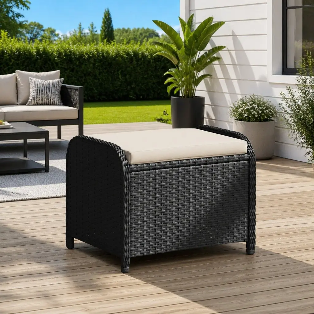 Garden Stool with Cushioned Comfort