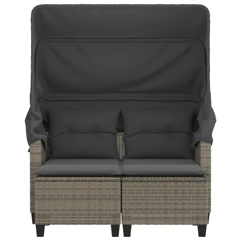 Outdoor Garden Sofa with Stools