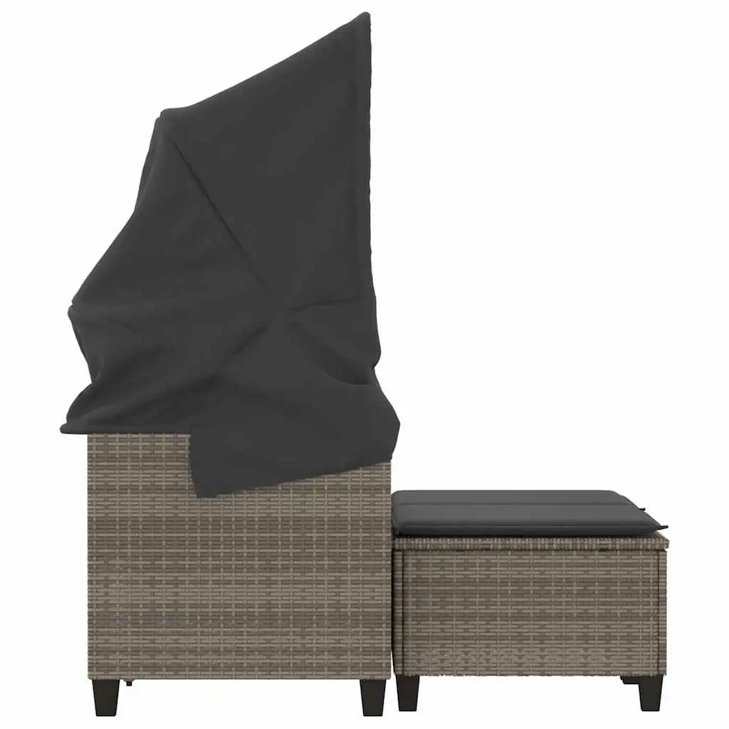 Outdoor Garden Sofa with Stools