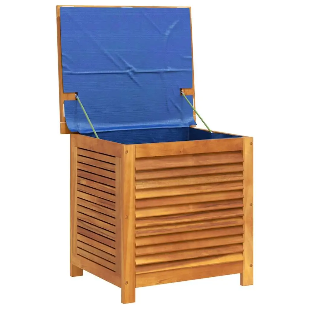 Garden Storage Box Solid Acacia Wood 60x50x56 cm Outdoor Furniture Organizer