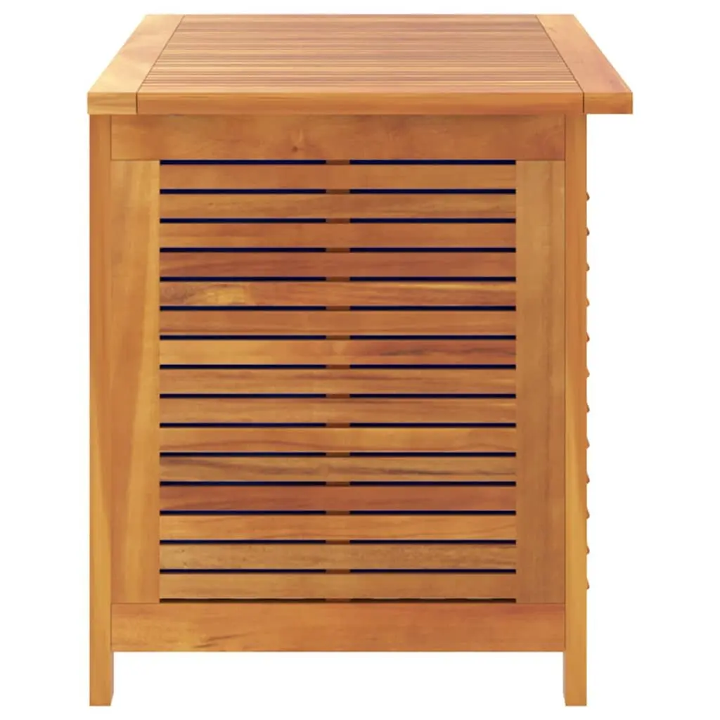 Garden Storage Box with Louver 90x50x56cm Solid Wood Outdoor Cushion Organiser