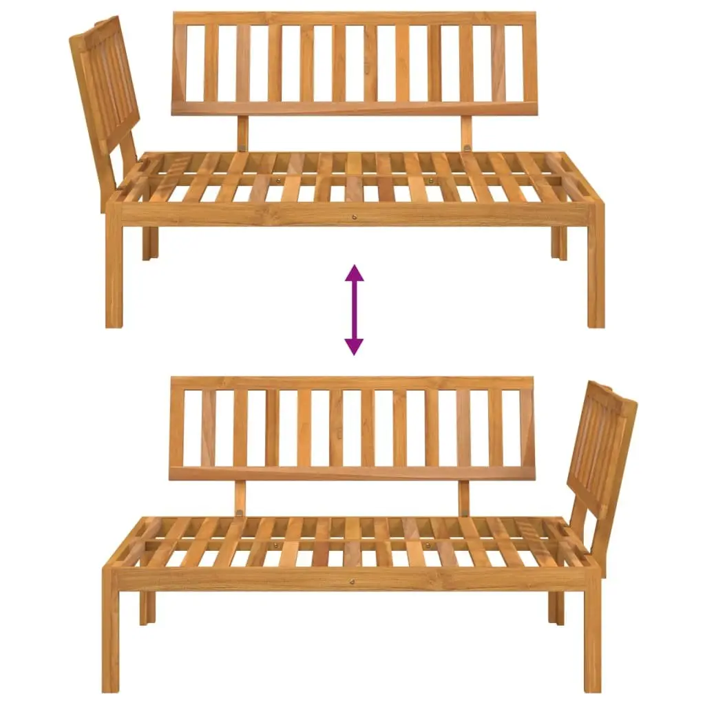 Garden Pallet Corner Sofa Solid Wood Modular Outdoor Sectional Seating