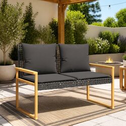 Your New Favorite Outdoor Seating: Black Garden Bench