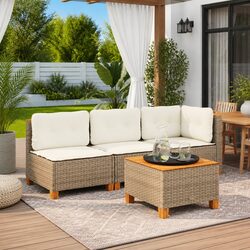 Find Comfort in This 3-Seater Outdoor Garden Sofa