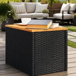 Cozy Up with Black Side Tables for Your Outdoor Hangouts