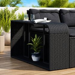 Discover Your New Outdoor Storage Solution with Rattan Shelves